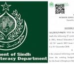 government of sindh education and literacy department